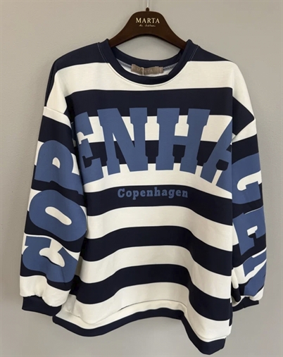 Marta du Chateau - MdcNerina Sweatshirt - Blue/ Jeans